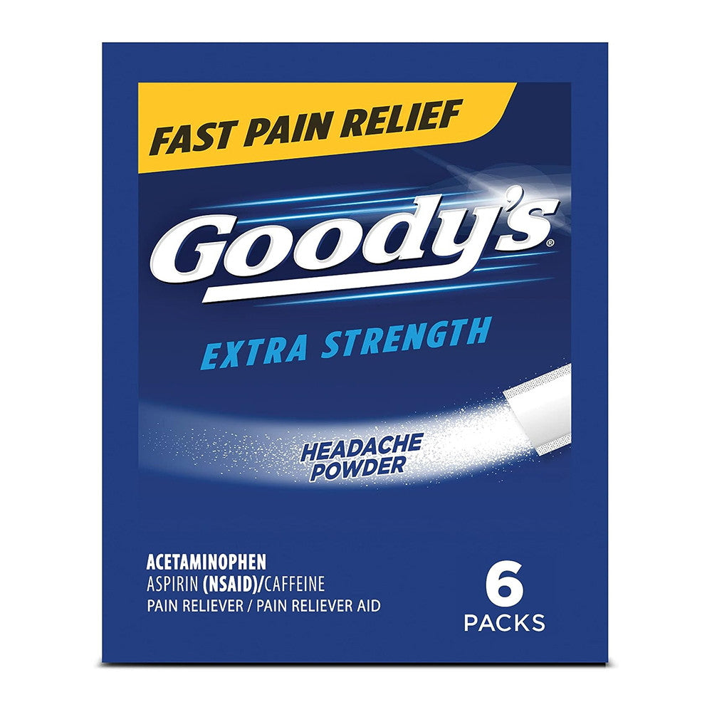 Goodys Extra Strength Headache Powder, Pain Relief, 6 Ea